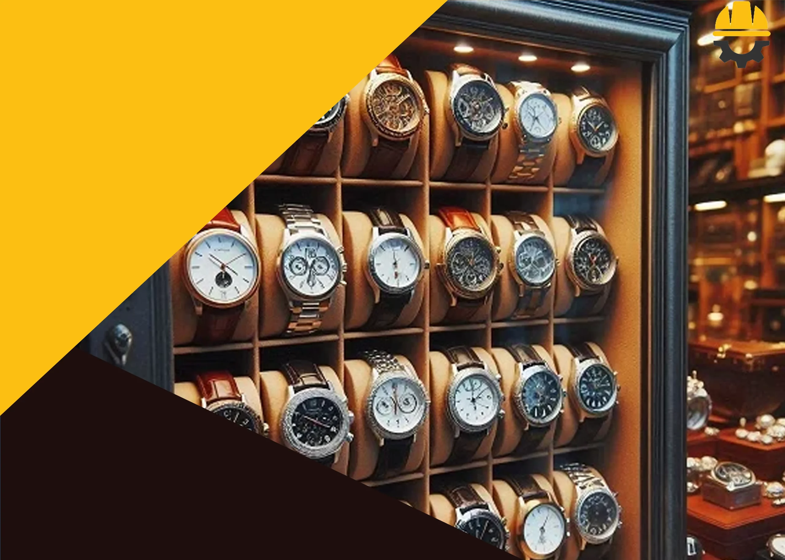  گالری ساعت فلک بلند در صدرا شیراز