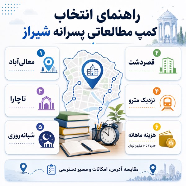 کمپ مطالعاتی پسرانه شیراز